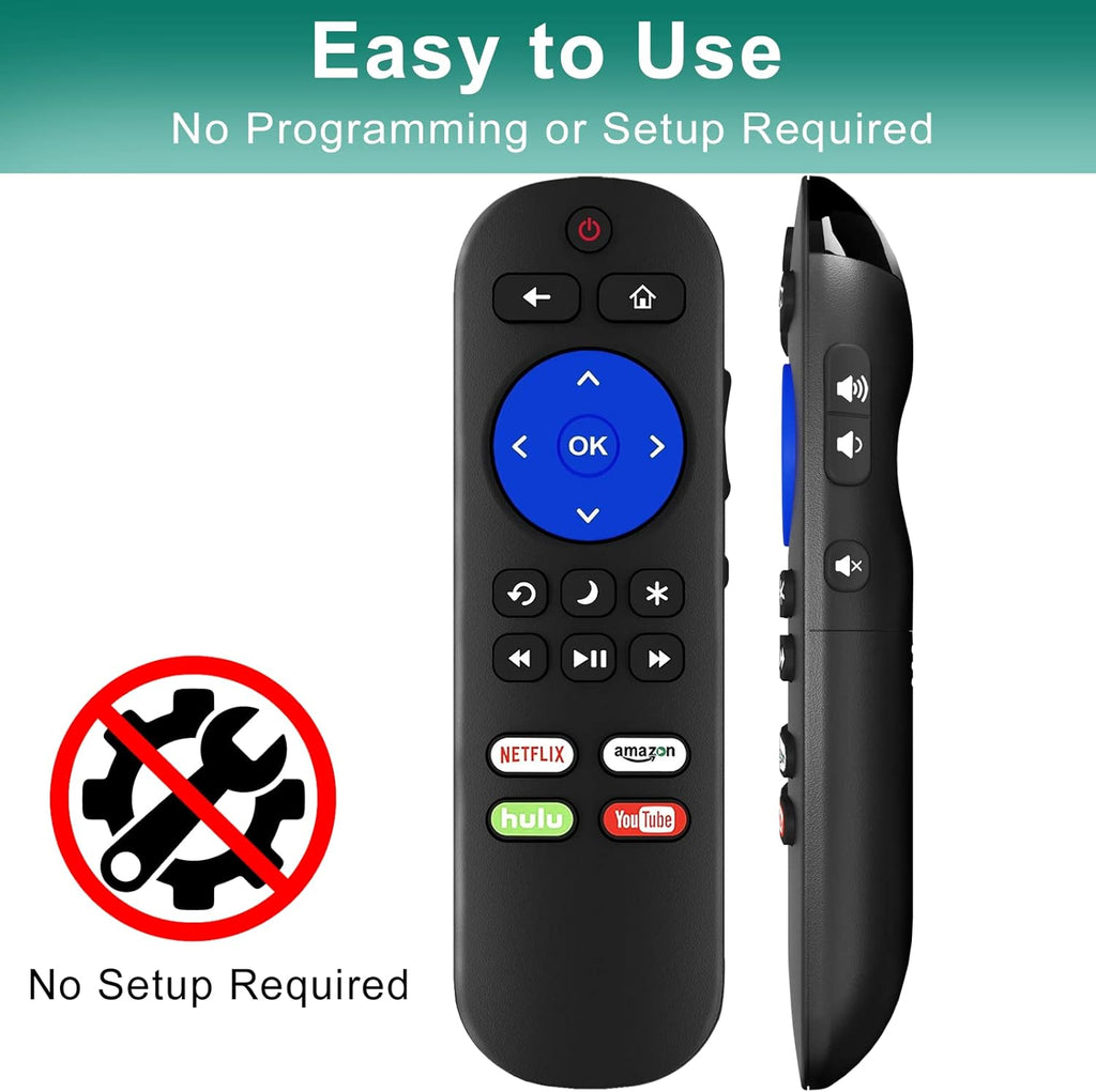 Pack of 2 Universal Remote for Roku TV F68876