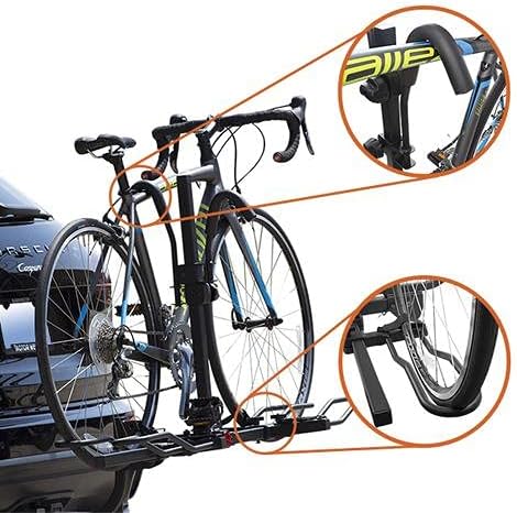 2-Bike Tray Style Hitch Mount Rack Carrier B910605