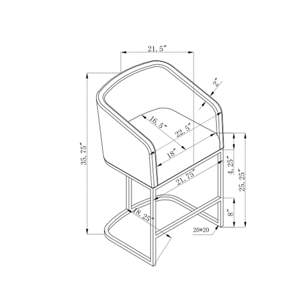 Grey Counter Stool V292