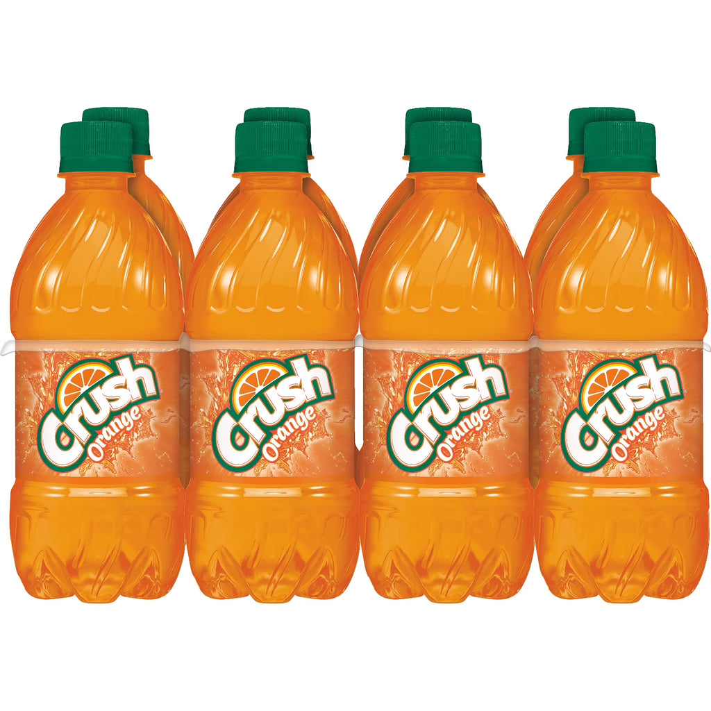 Crush Orange Soda, 12 fl oz, 8 pack J1037