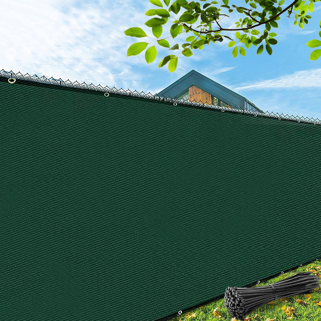 6x50ft Heavy Duty Privacy Fence Screen Black A742450