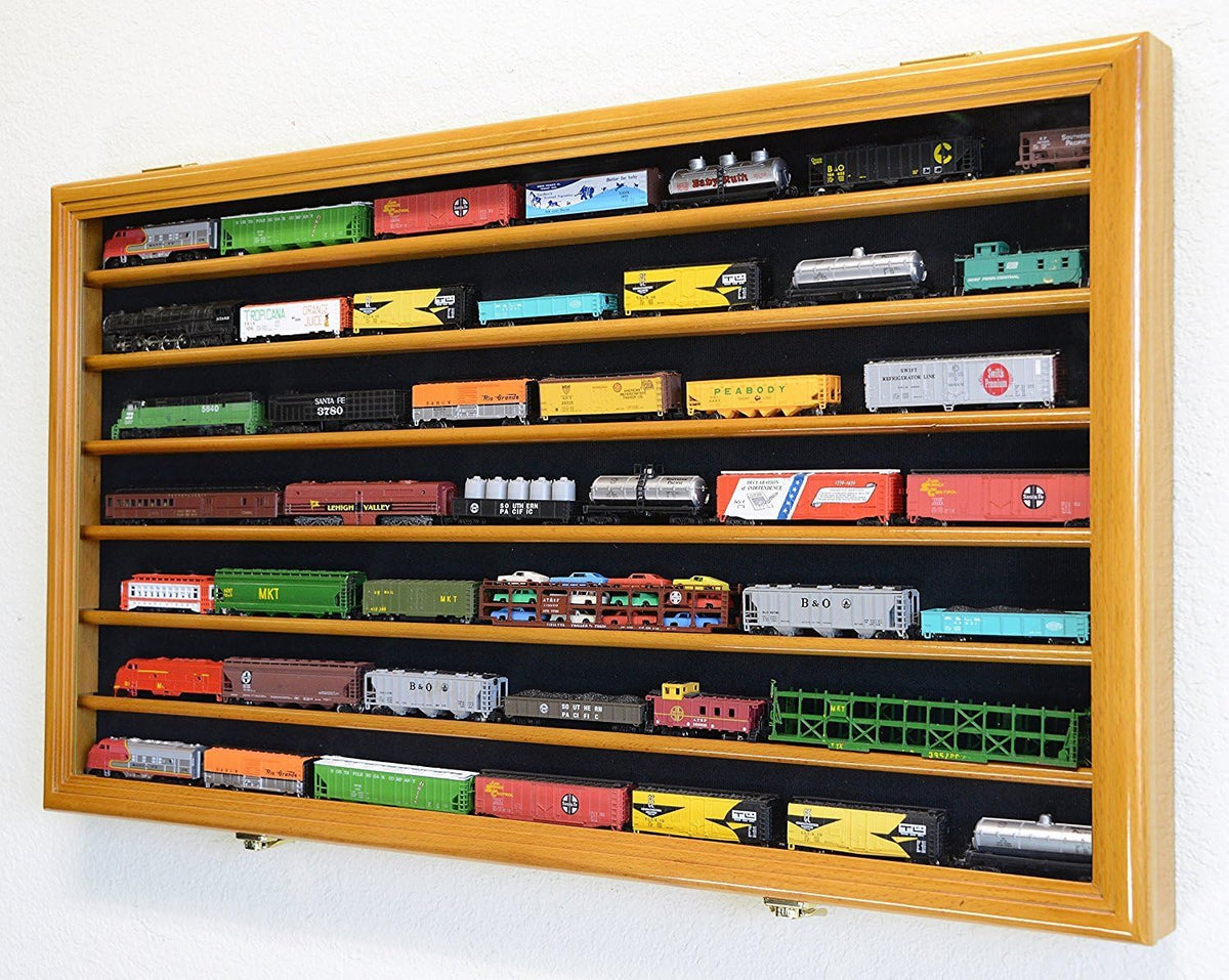 N Scale Train Display Case Cabinet Wall Rack C5408