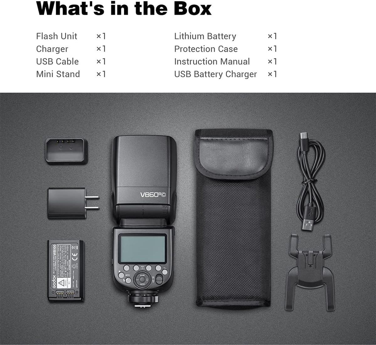Camera Flash with Adjustable Modeling Light P56834