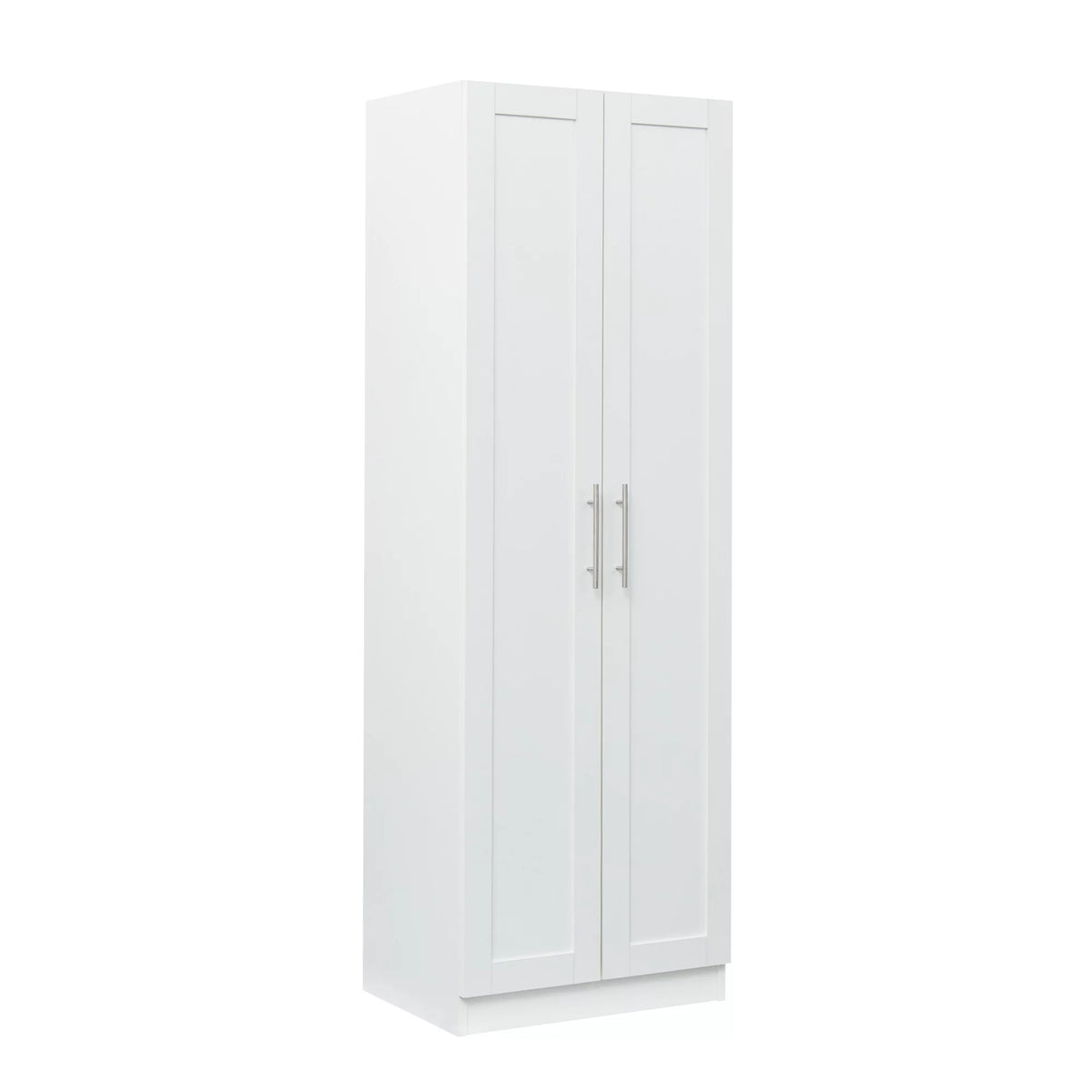 White 2 Door 3 Partition Wardrobe Cabinet E303