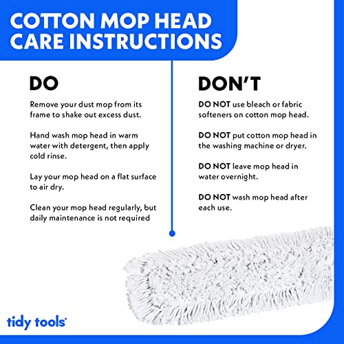 24 in. Cotton Reusable Dust Mop R59891
