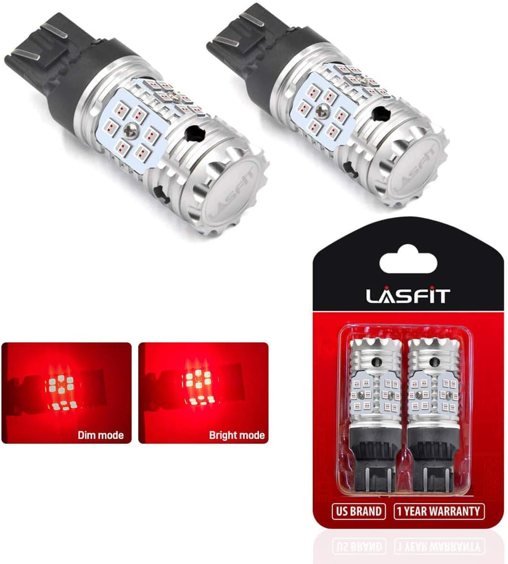 Red 7443 7444 LED Brake Tail Light Bulb 2pcs R596389