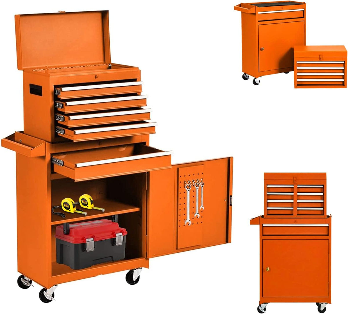 5 Drawer Rolling Tool Chest with Wheels Y5023
