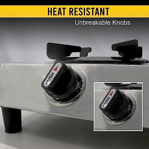3 Burner Stainless Steel Propane Stove with Hose & Regulator U86873