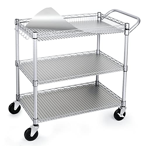 Heavy Duty Rolling Utility Cart with Wheels S528