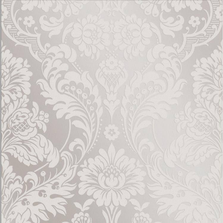 Gothic Damask Plum Wallpaper D87196