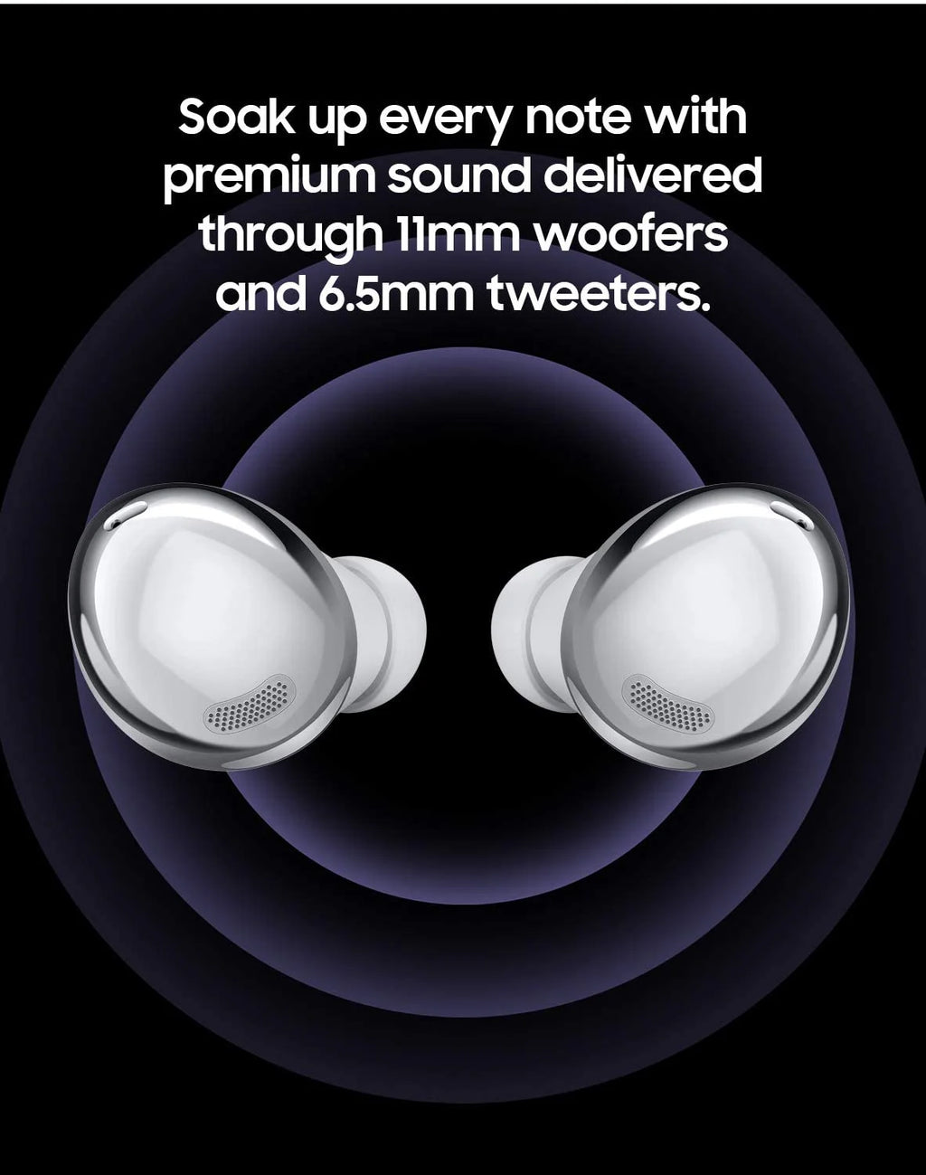 Silver White True Wireless Bluetooth Earbuds with Charging Case Z487