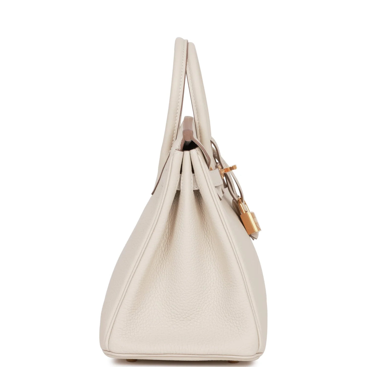 Birkin 25 Craie Togo Gold Hardware P381
