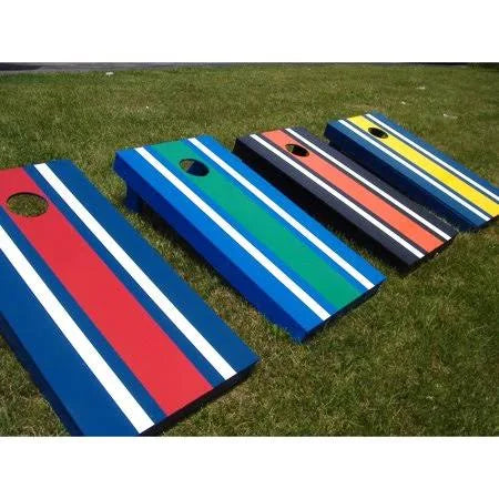 Red Striped Cornhole Set Q21106