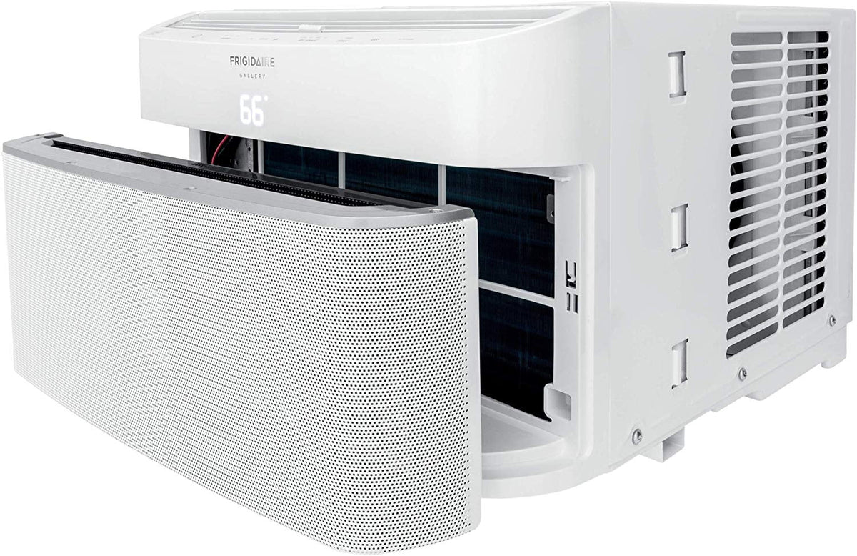 12,000 BTU 115V Smart Window Air Conditioner with Wi-Fi Control, White D183