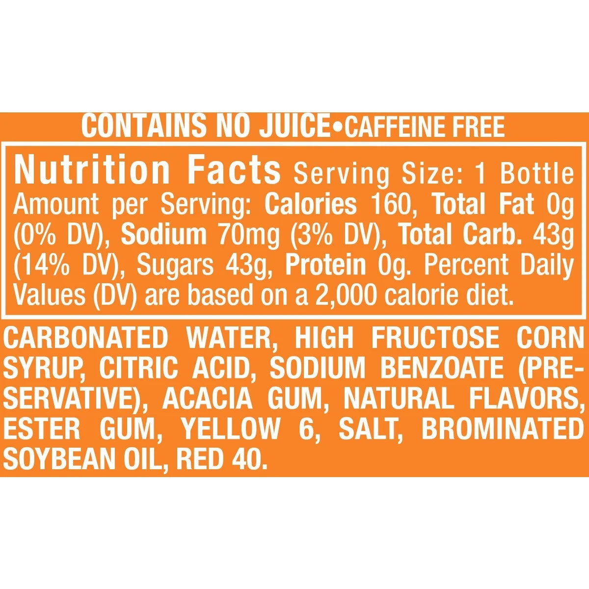 Crush Orange Soda, 12 fl oz, 8 pack J1037