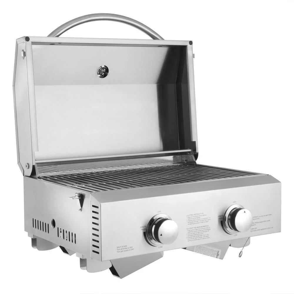 Portable Two-Burner Propane Gas Grill C898048