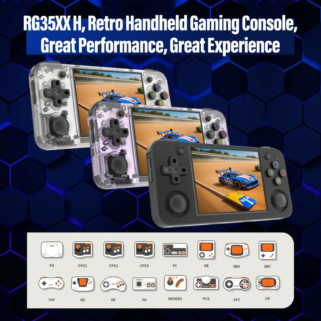 Purple Handheld Gaming Console with 64GTF Card E8377