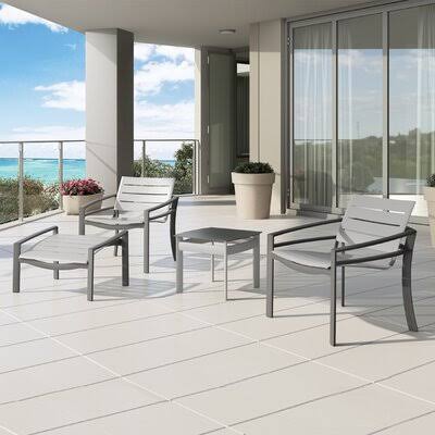 Aluminum Slat Patio Dining Chair B6248