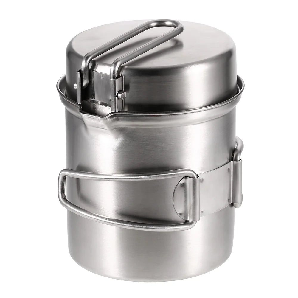 Wood Burning Stove and Cooking Pot Set Q8142