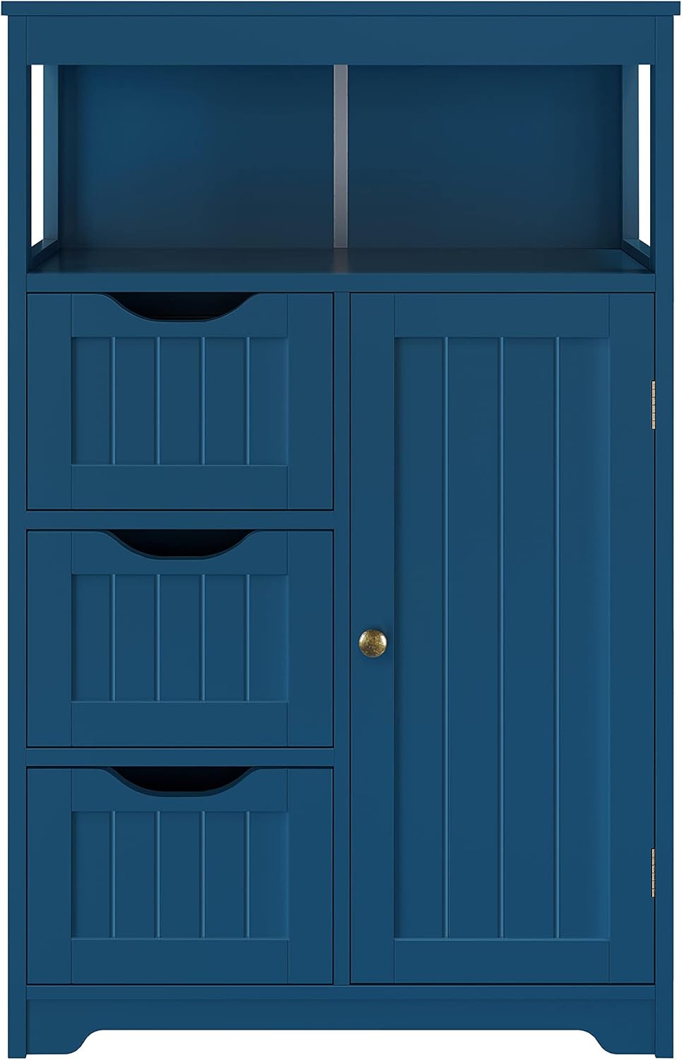 Freestanding Bathroom Organizer Cabinet with 3 Storage Tier H3584