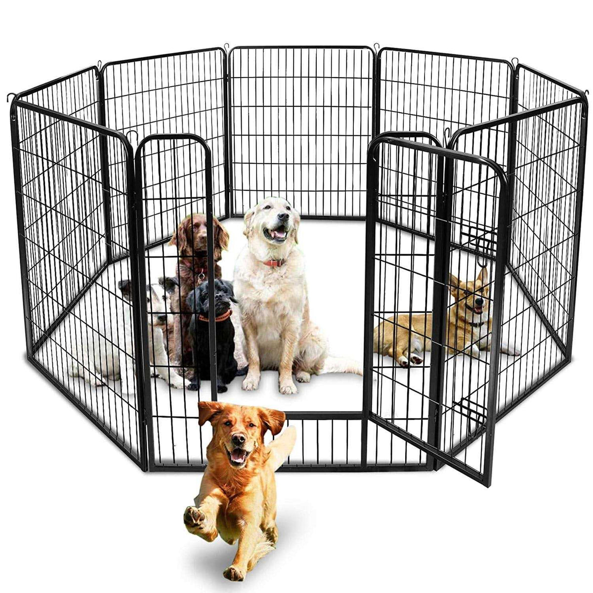 Foldable Metal Exercise Pen & Pet Playpen H469020