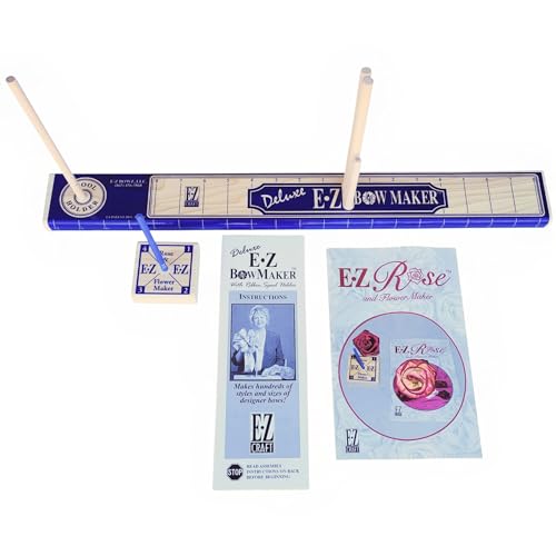 Bow Maker with Flower Attachment Tool Kit for Ribbon Crafts D98698
