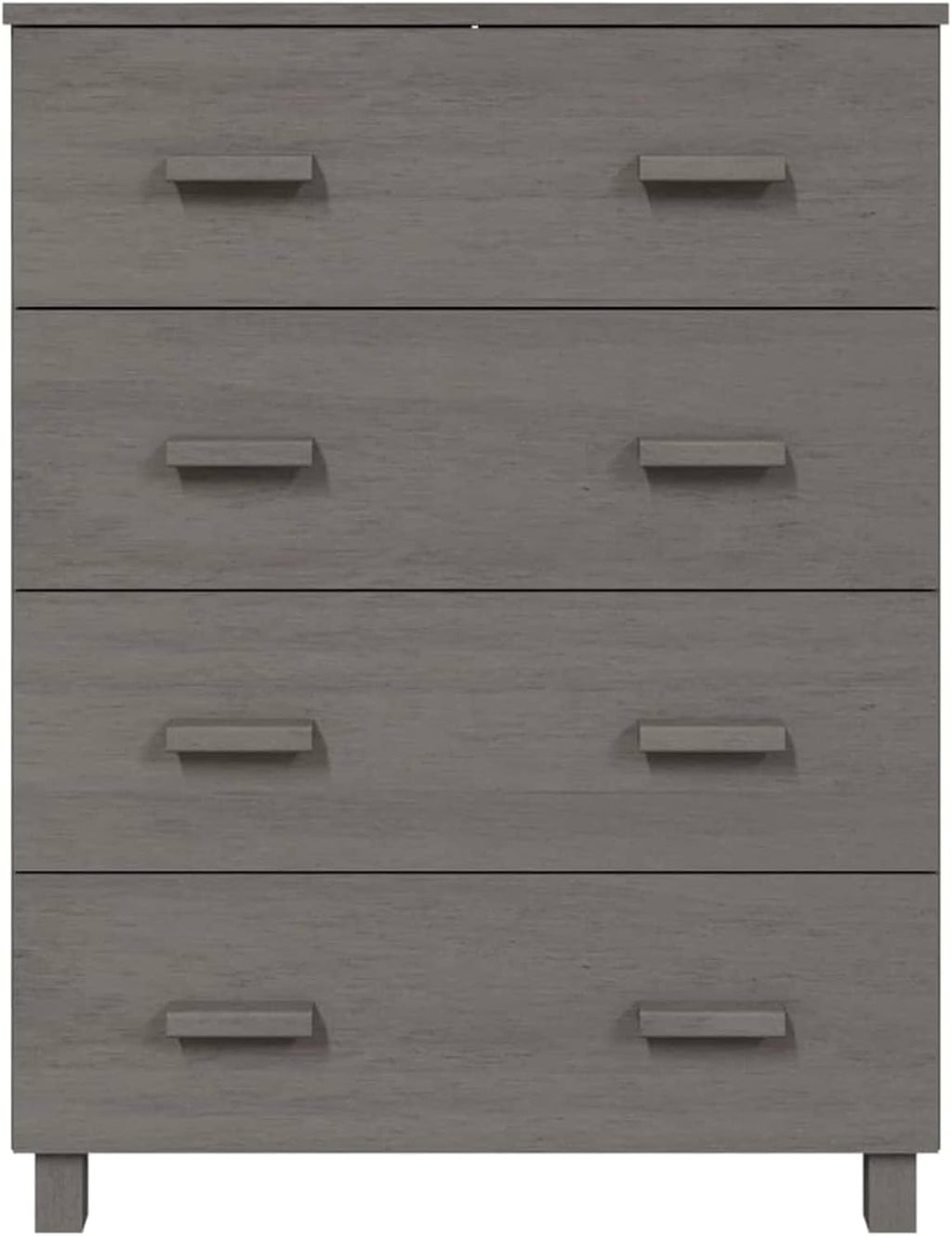 Light gray Pine Wood Sideboard Cabinet with 3 Drawers Q307720