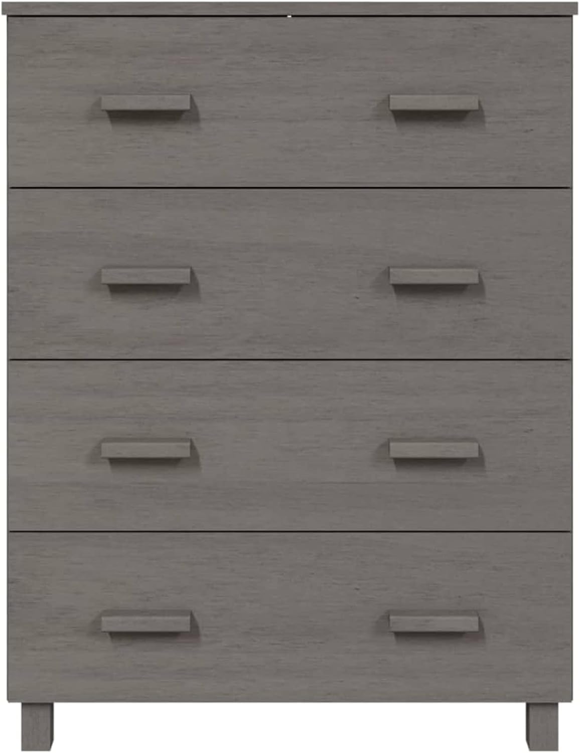 Light gray Pine Wood Sideboard Cabinet with 3 Drawers Q307720