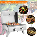 Portable Two-Burner Propane Gas Grill C898048