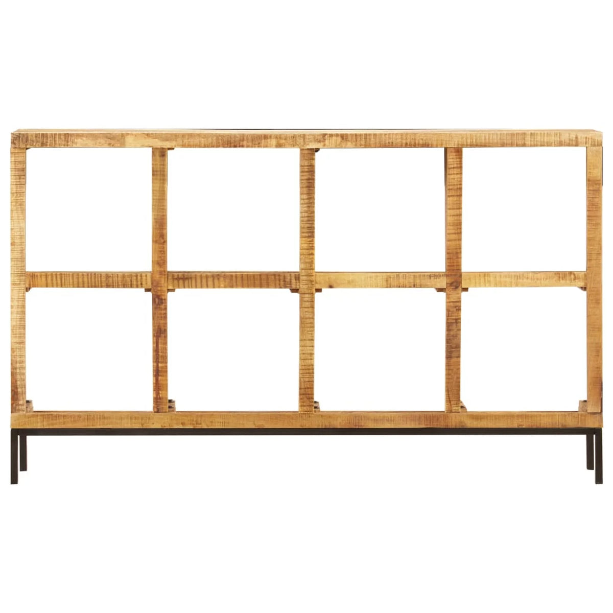 Wooden Sideboard with 8 Storage Compartments Mango Wood Console Table U265908