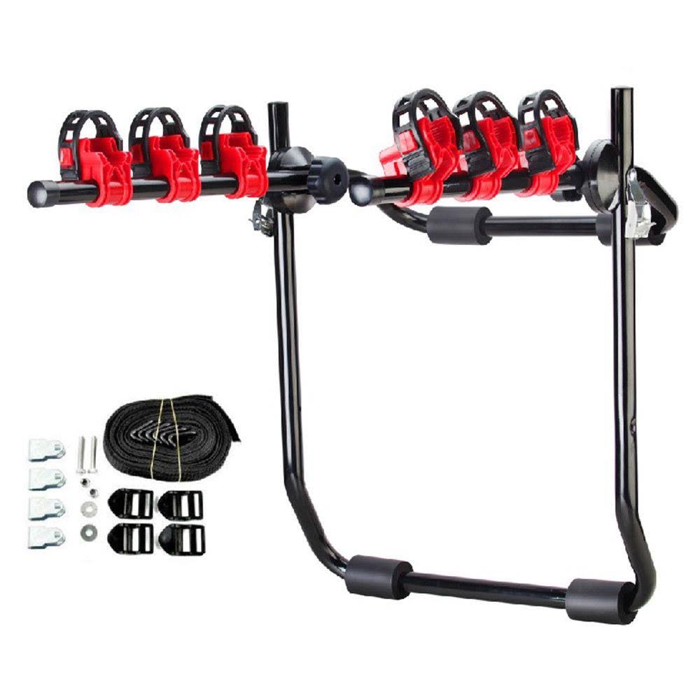 Portable 3-Bike Carrier Rack, Black P4908