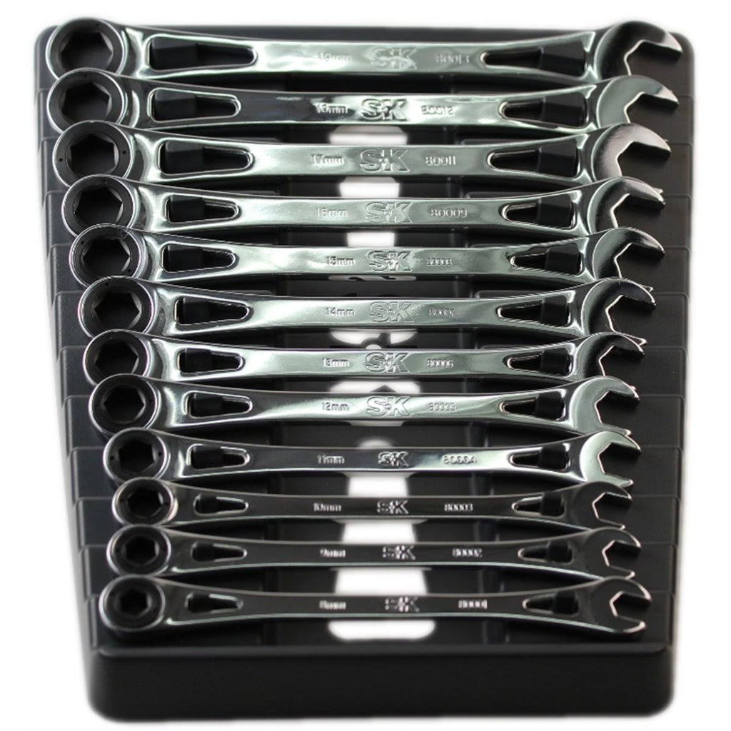 12 PC Metric Ratcheting Wrench Set C638