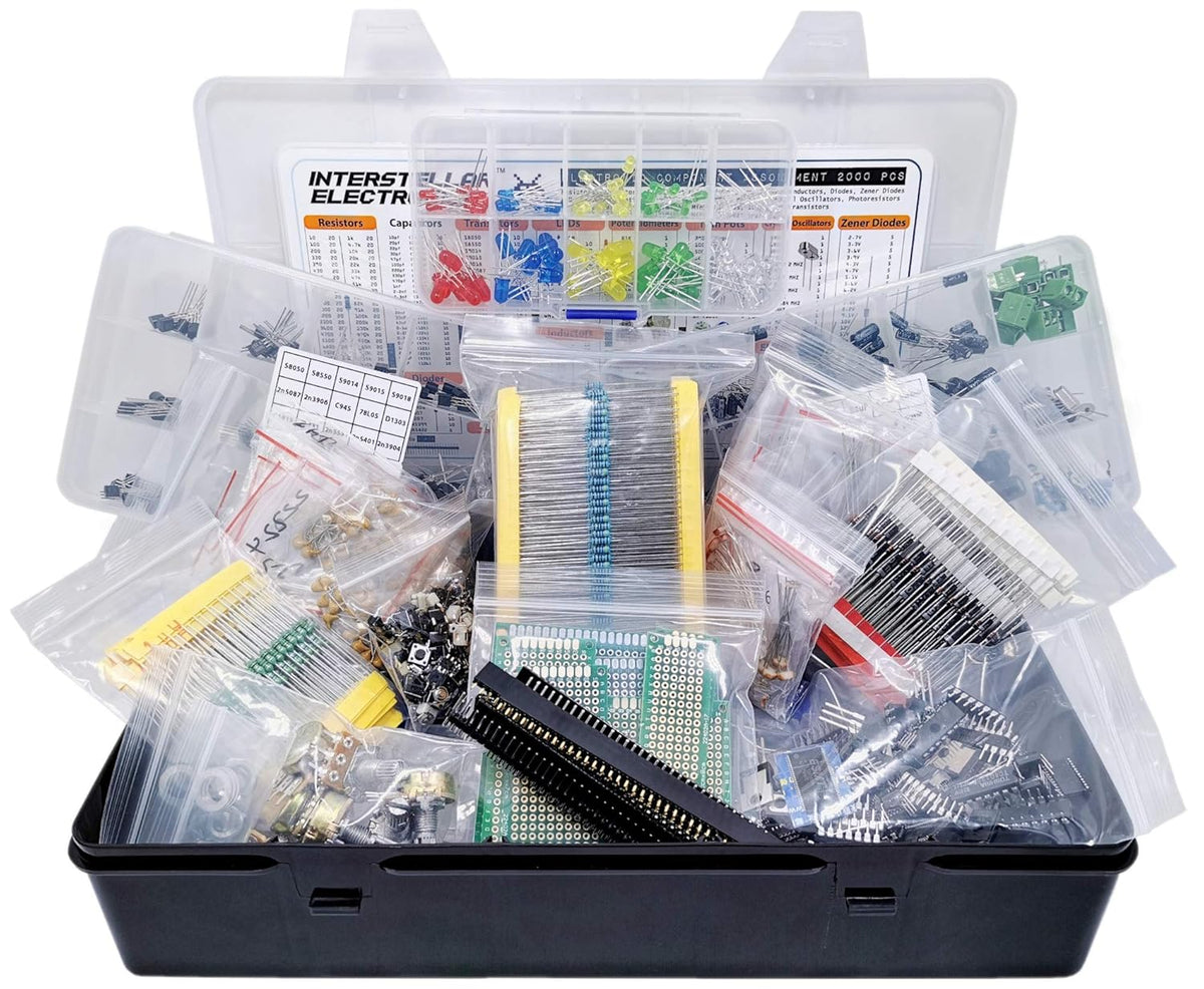 Electronic Component Assortment, 2200 pcs E135