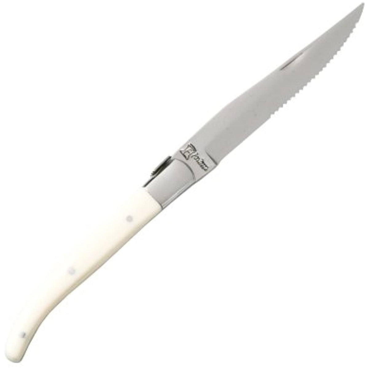 Serrated Steak Knife, 9.25-Inch, Blonde Handle, Set of 6 R4381