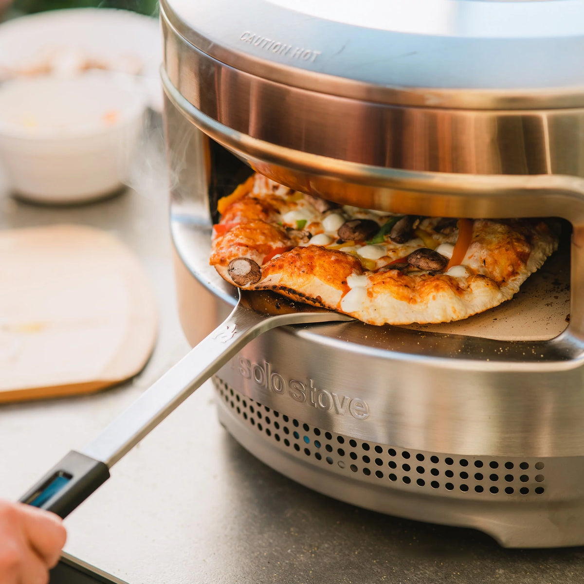 Stainless Pizza Turner with Long Handle H24583