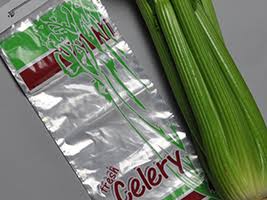 Clear Low Density Printed Celery Bag 1 Mil C787551