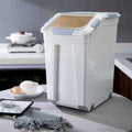 Pet Food Storage Container with Measuring Cup T7570