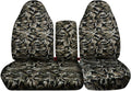 Camo Truck Seat Covers Gray W6908