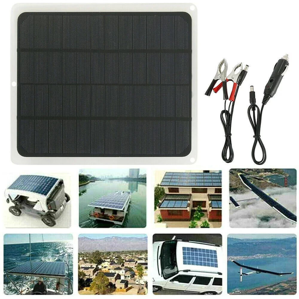 20W Solar Panel 12V Battery Charger W53767