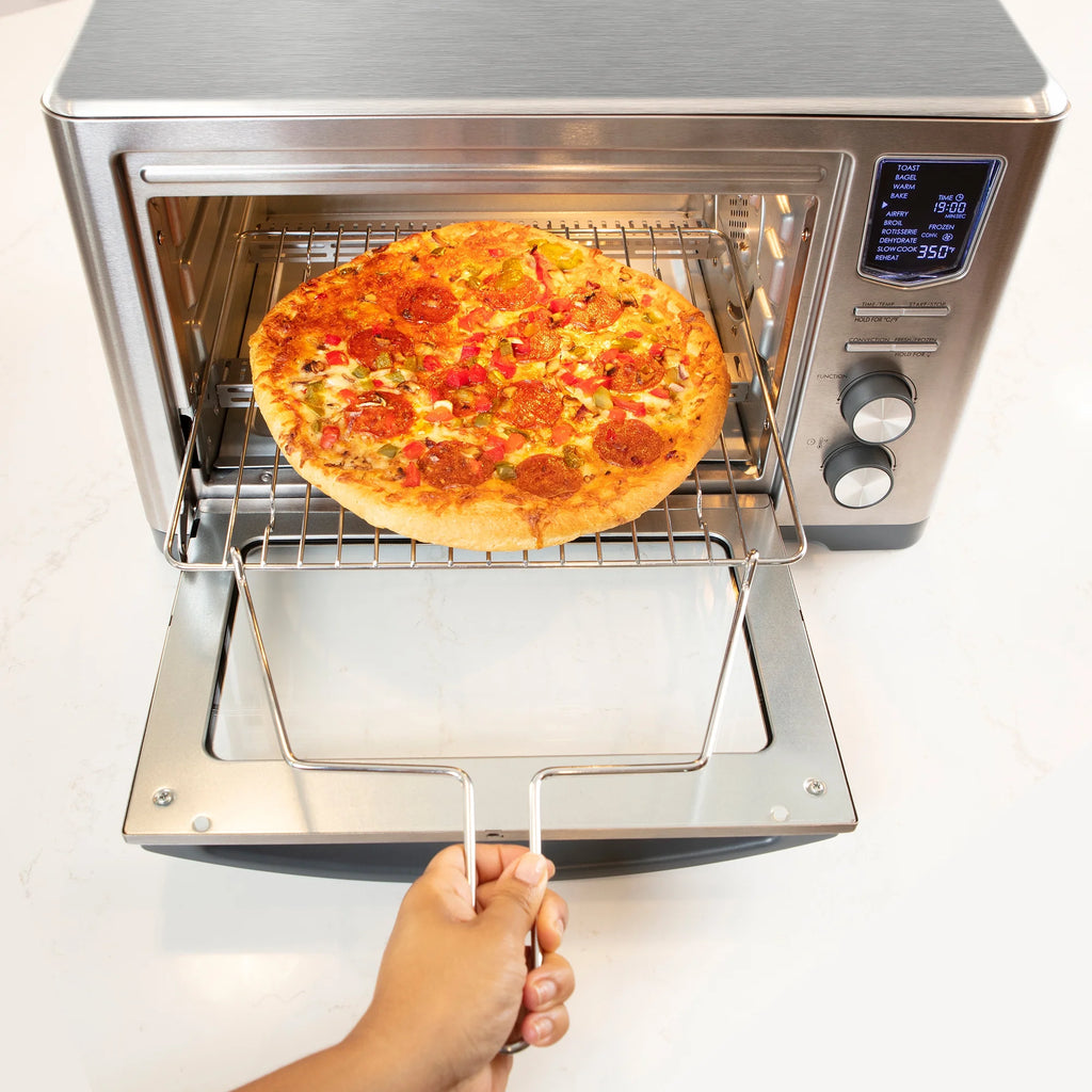 11-In-1 Digital Air Fryer Convection Toaster Oven Rotisserie 6-Slice 1700W Stainless Steel H208862