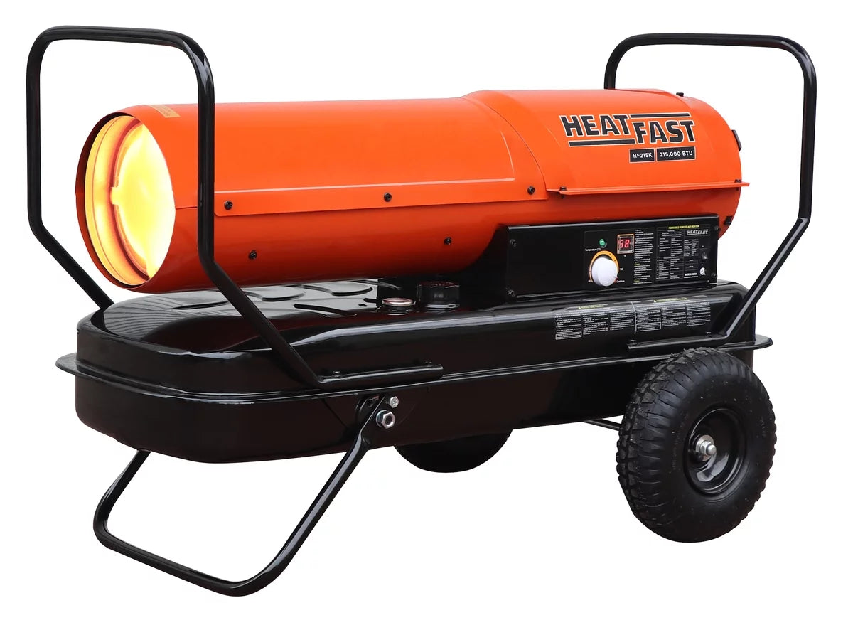 215,000 BTU Forced Air Kerosene Heater With Thermostat G15735
