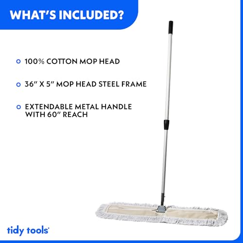 24 in. Cotton Reusable Dust Mop R59891