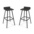 Set of 2 30 inch Acacia Wood Bar Stools S46035