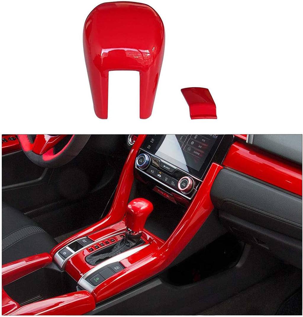 Black Carbon Fiber Gear Shift Knob Cover A948752