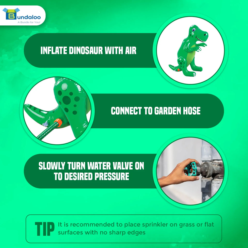 Inflatable Dinosaur Sprinkler Outdoor Water Toy Z727082