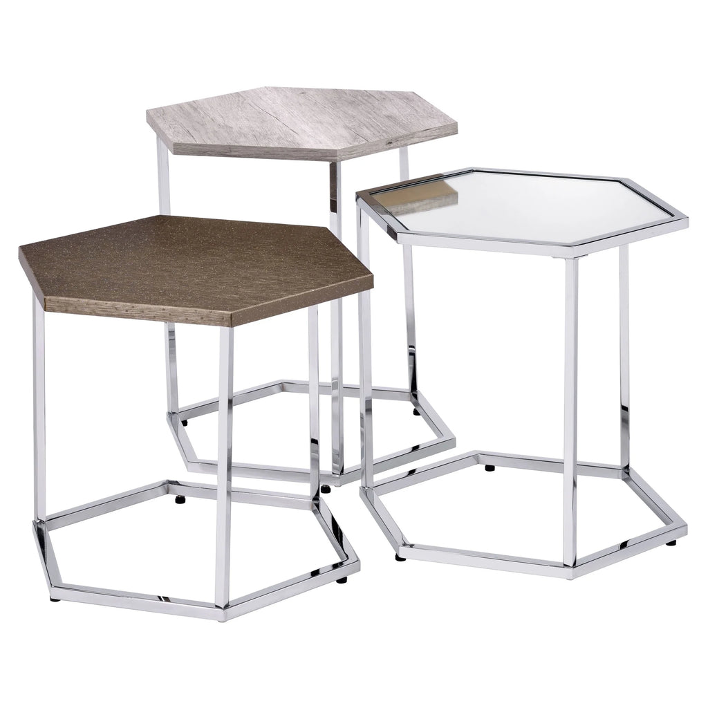 Chrome Nesting Tables B173