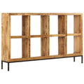 Wooden Sideboard with 8 Storage Compartments Mango Wood Console Table U265908