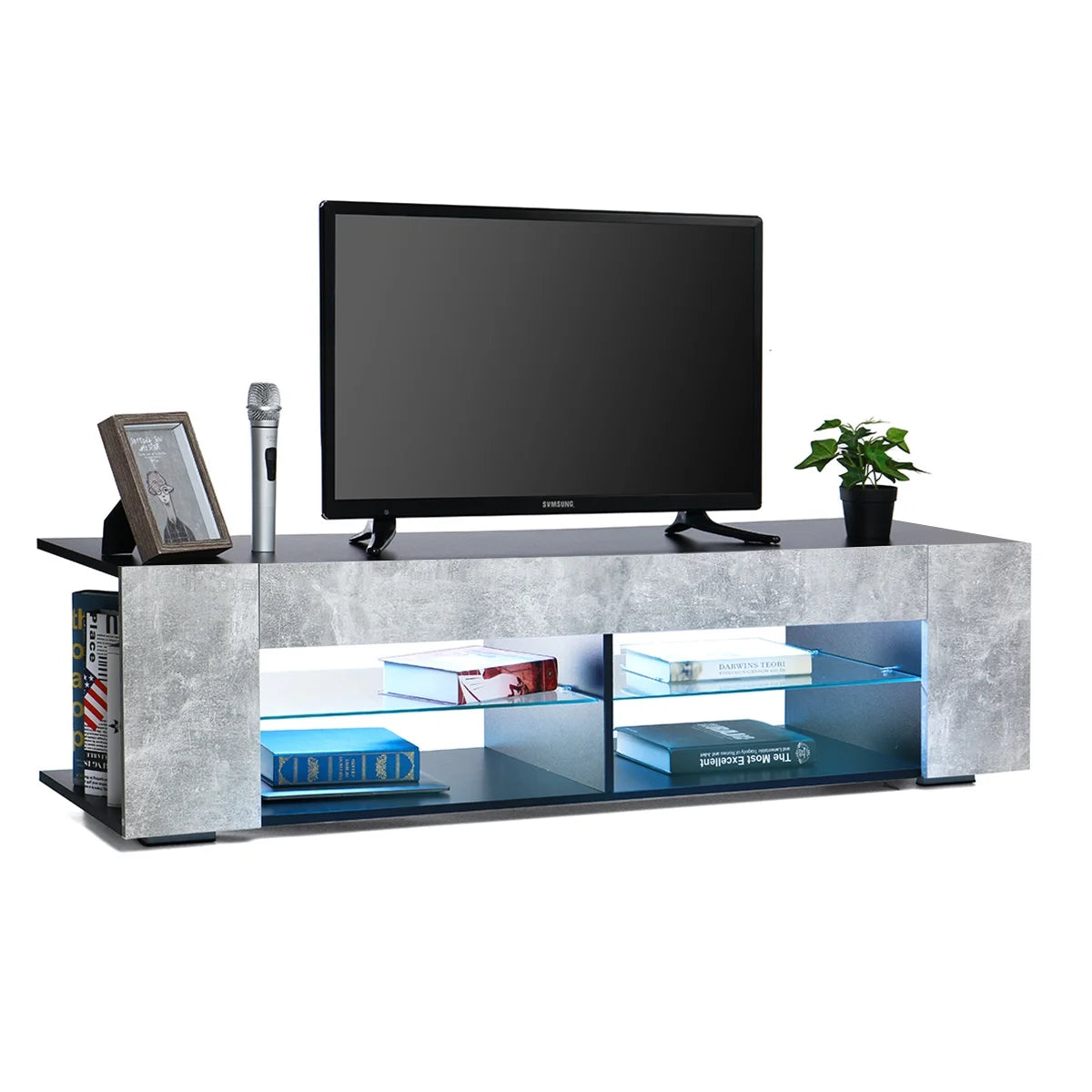 65 inch TV Stand with LED Lights X426