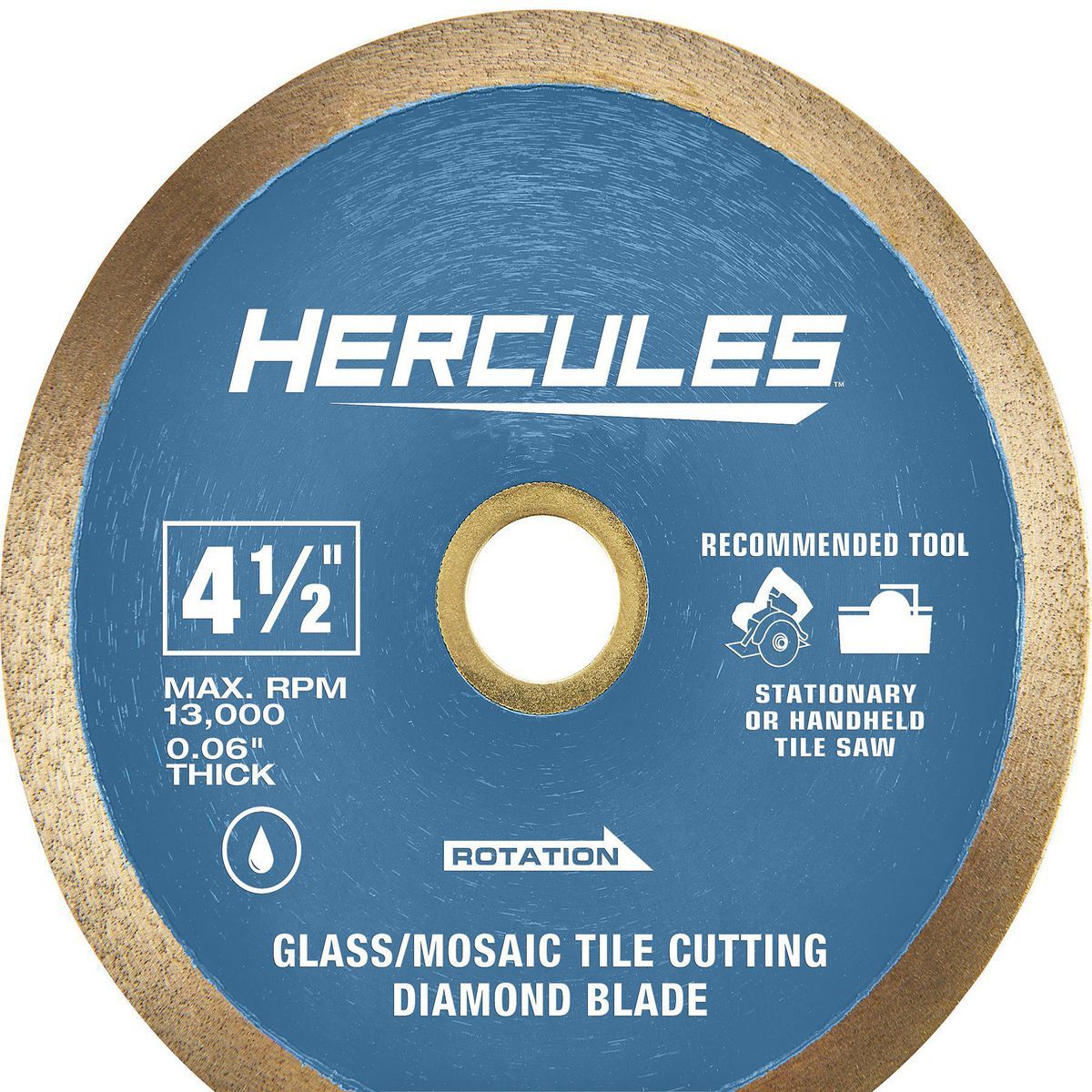 4-1/2 in. Glass and Mosaic Tile Cutting Diamond Blade L24750