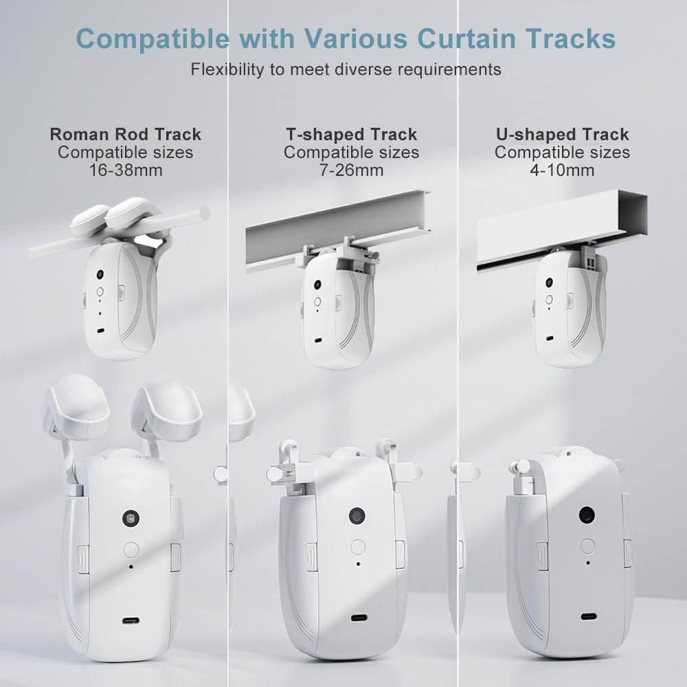 2PCS Remote Control Electric Curtain Robot L204